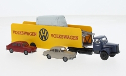 Brekina 85133 - H0 - Scania L111 Autotransporter Scania-Volkswagen